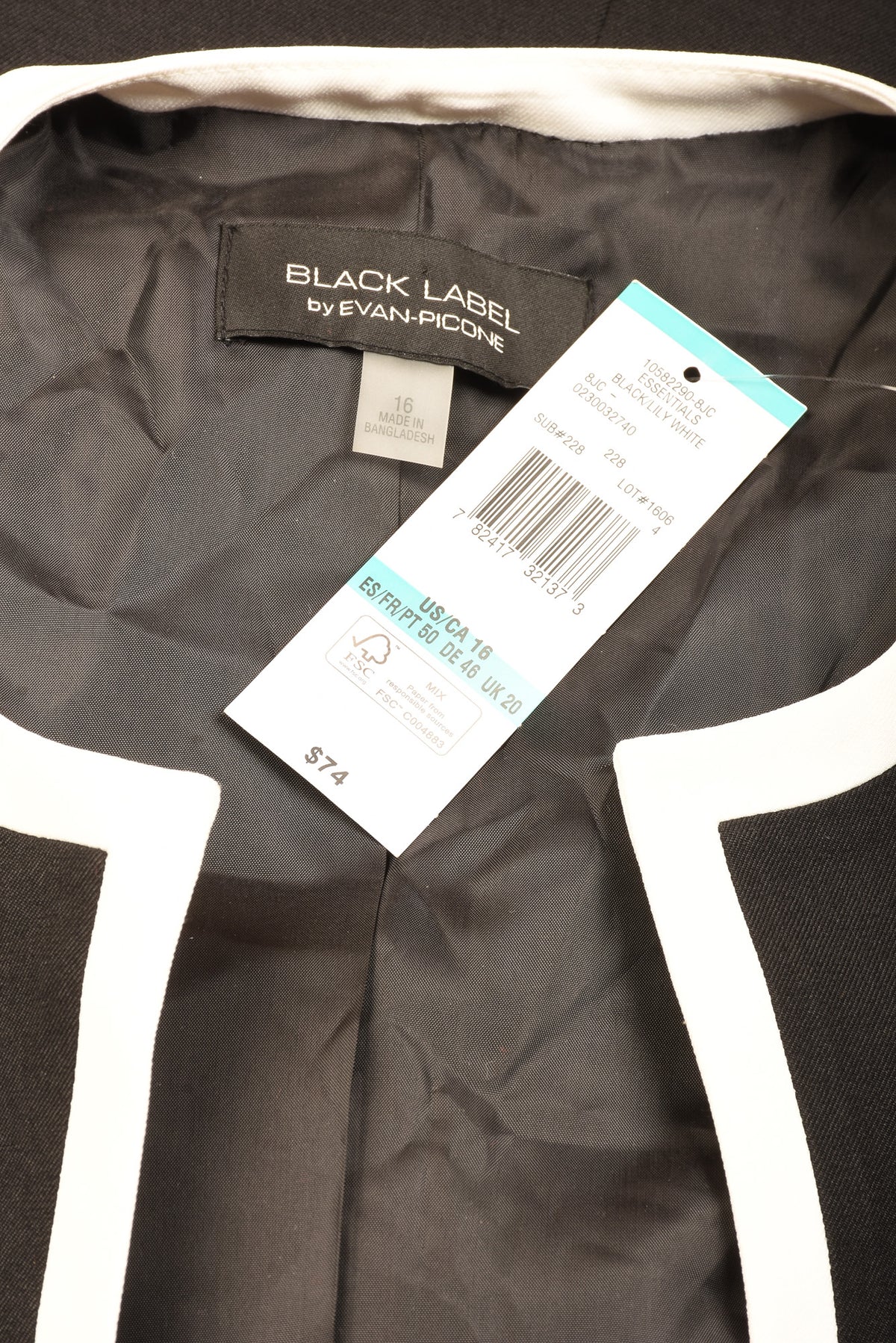 Black Label Size 16 Women&#39;s Plus Jacket