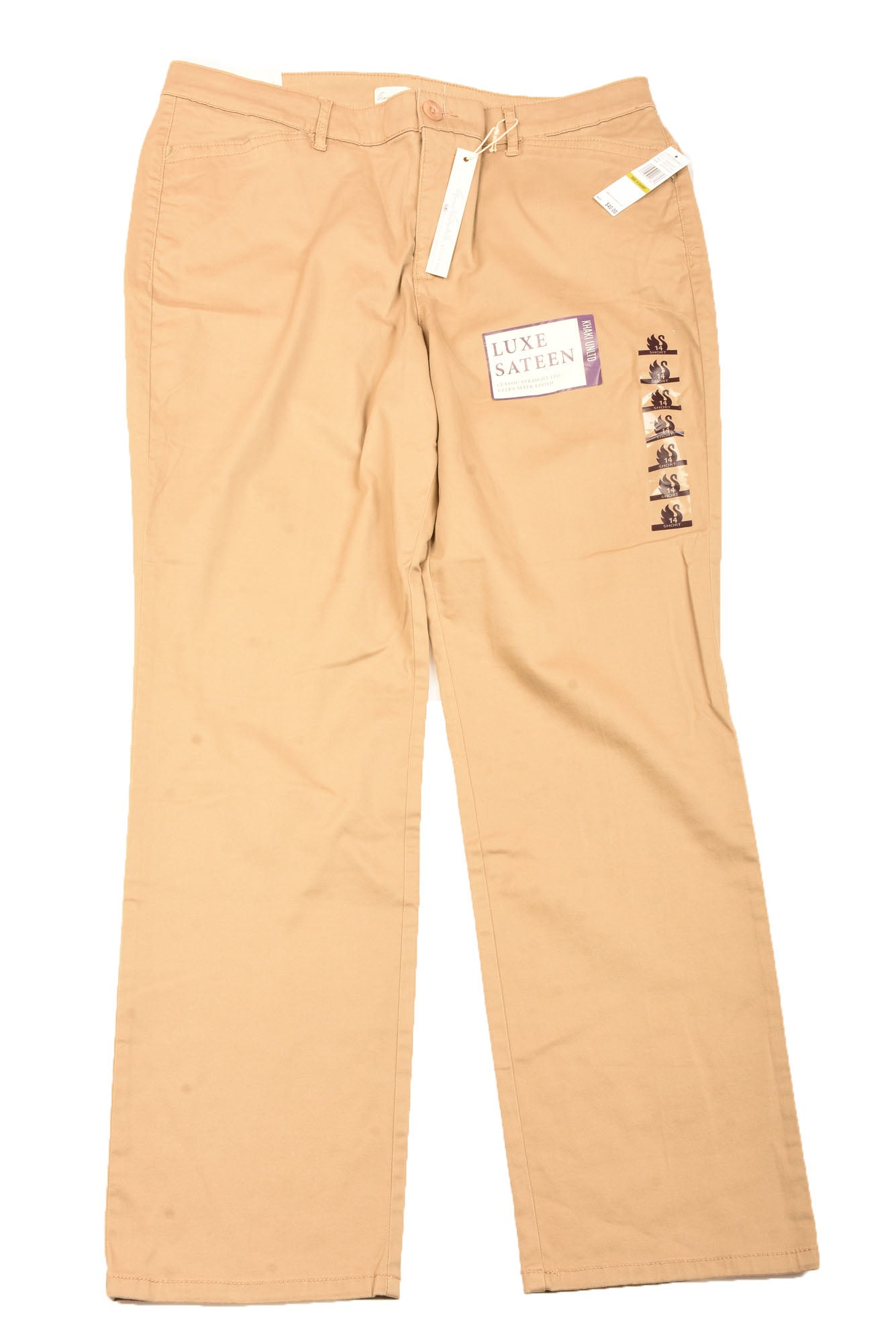 Gloria vanderbilt khaki deals unltd capris