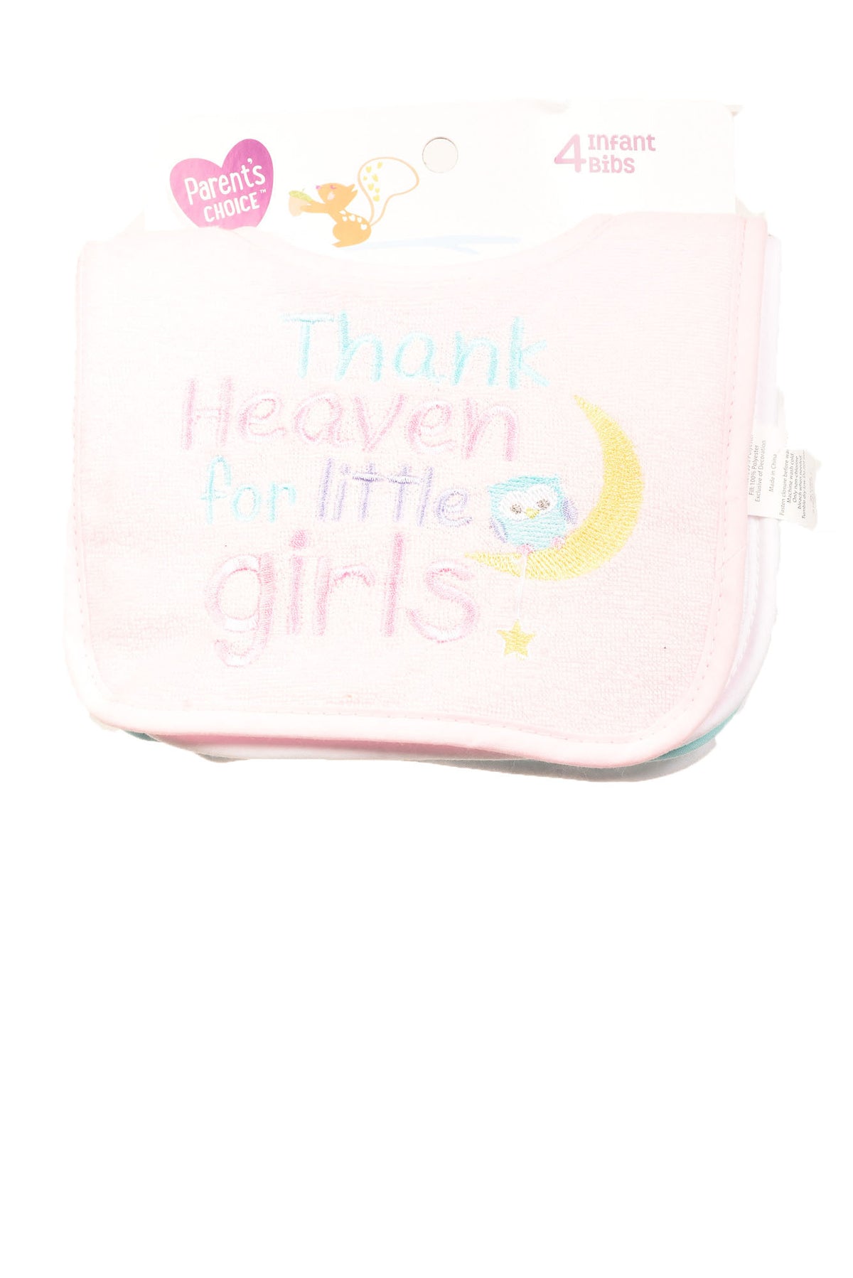 Parents Choice Infant Girl&#39;s Bibs