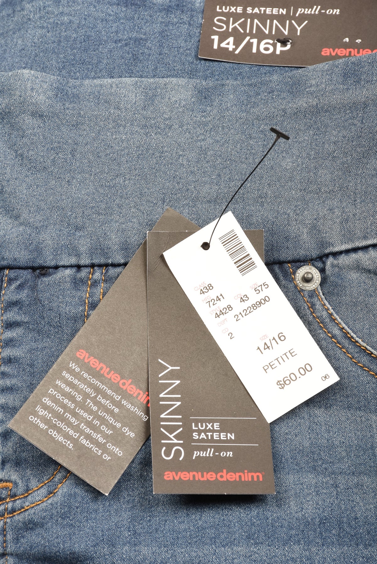 Avenue Denim Size 14/16 Plus Women&#39;s Petite Jeans