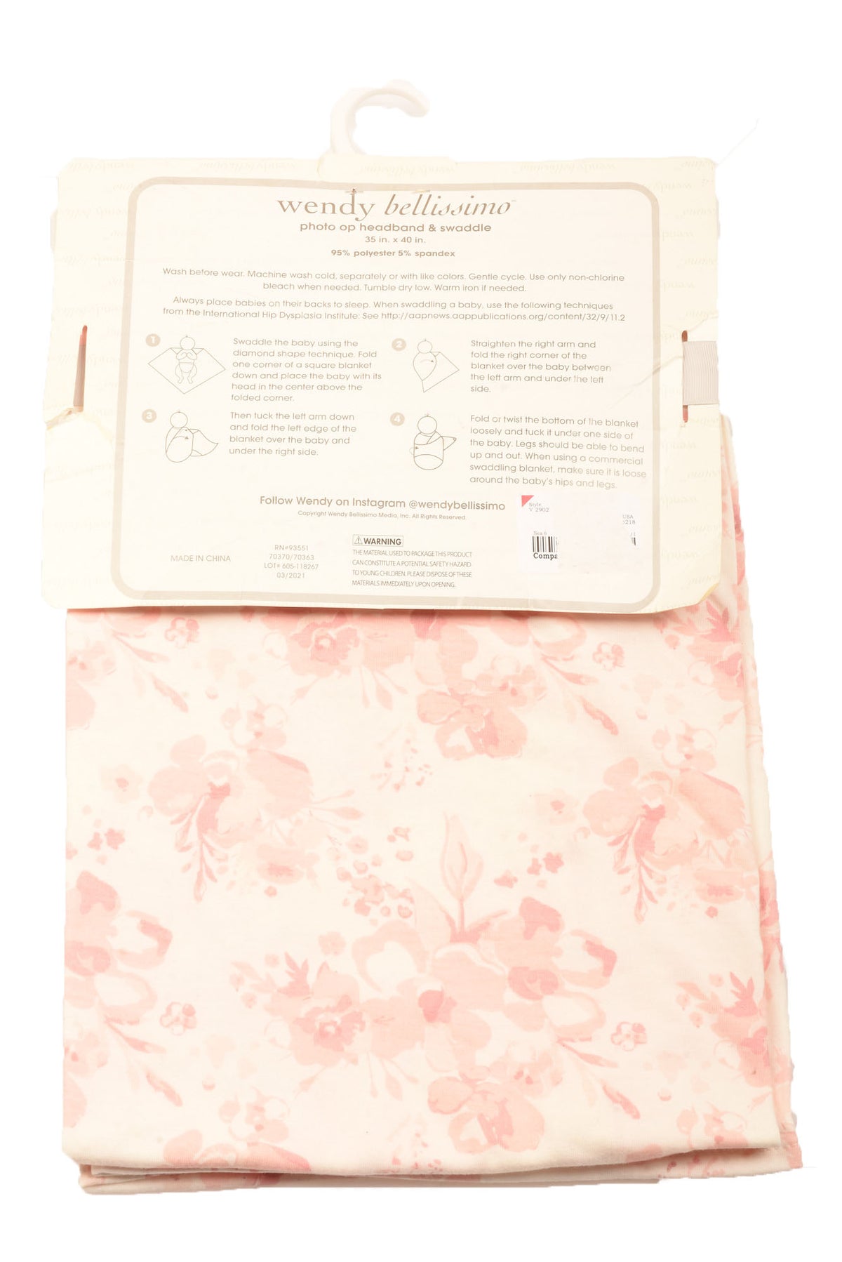 Wendy Bellissimo Infant Swaddle