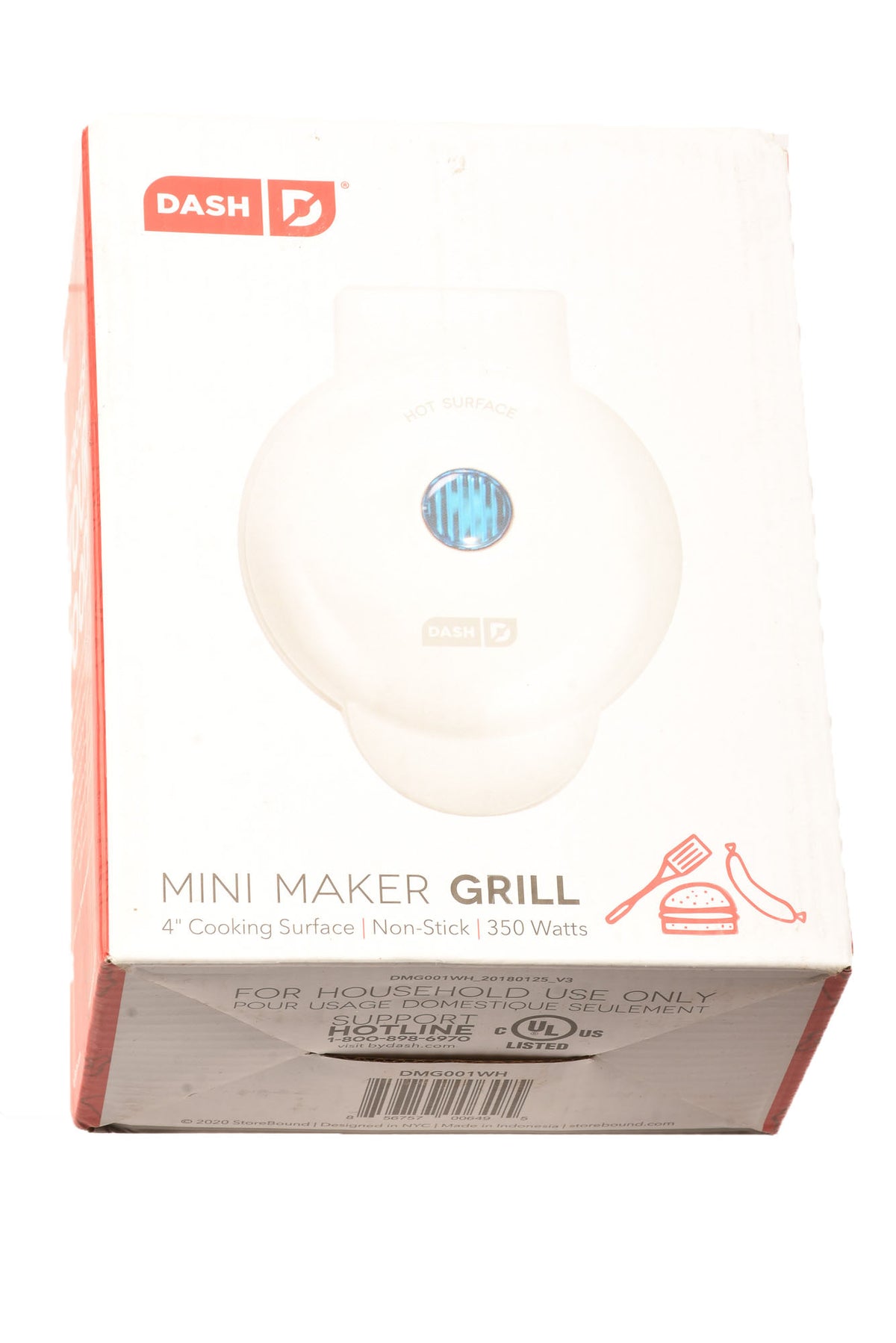DASH DMG001 Mini Maker Grill User Manual