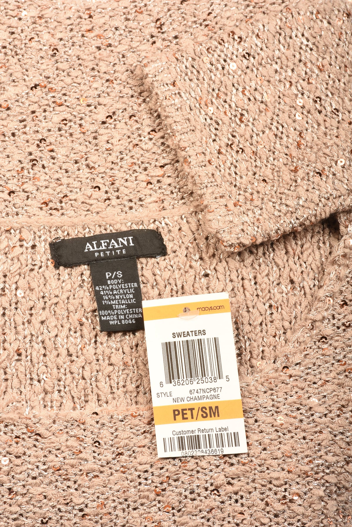 Alfani Size S Women&#39;s Sweater