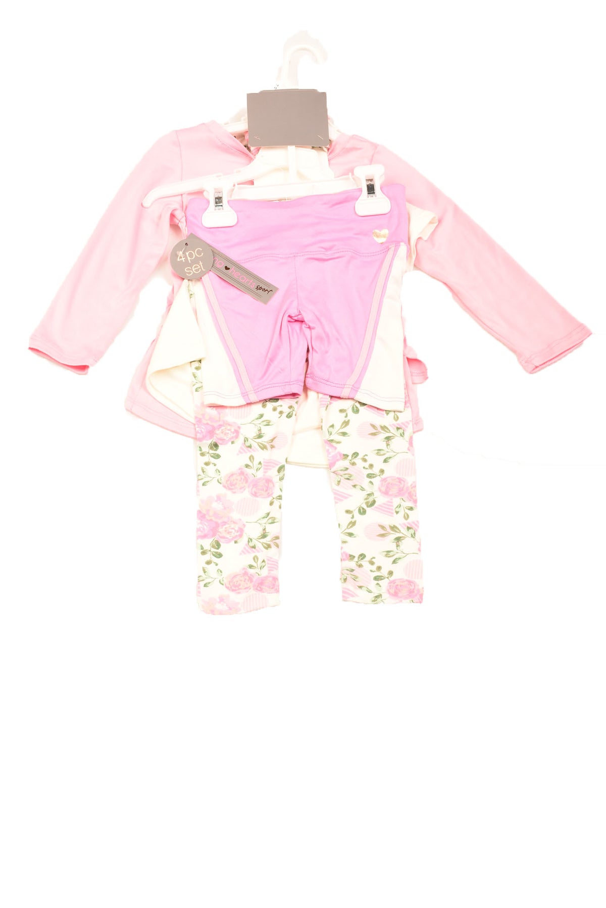 Young Hearts Size 24 Months Girl&#39;s 4pc. Outfit