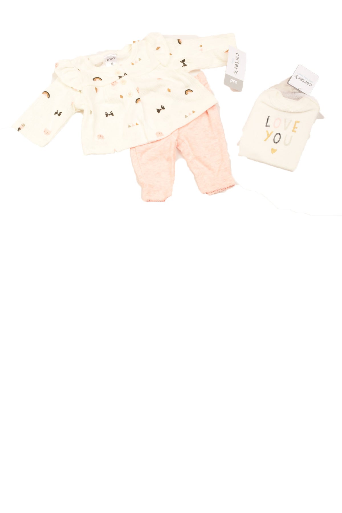 Carter&#39;s Size Preemie 3pc Outfit