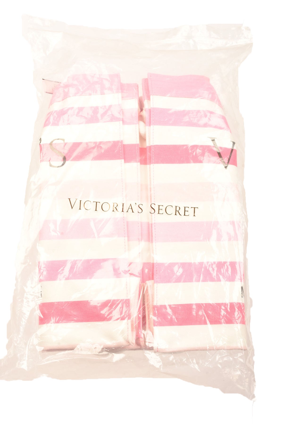 Victoria&#39;s Secret Size L Women&#39;s Tote Bag And Flip Flops